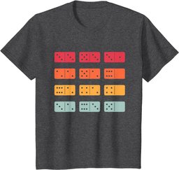 dominoes player vintage dominoes retro for men T-Shirt