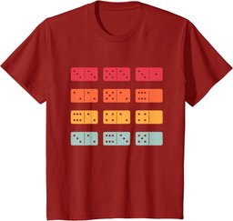 dominoes player vintage dominoes retro for men T-Shirt