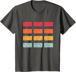 dominoes player vintage dominoes retro for men T-Shirt