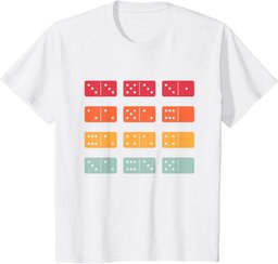 dominoes player vintage dominoes retro for men T-Shirt