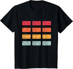 dominoes player vintage dominoes retro for men T-Shirt