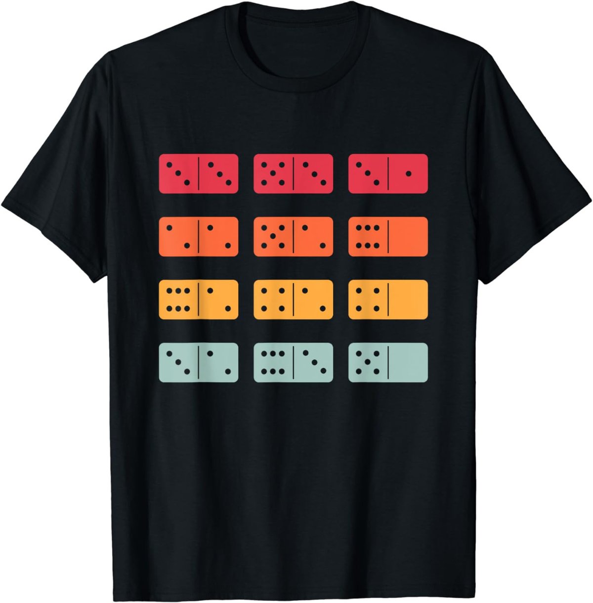 dominoes player vintage dominoes retro for men T-Shirt