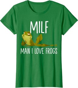 MILF-Man I Love Frogs Funny Saying Frog Lovers T-Shirt