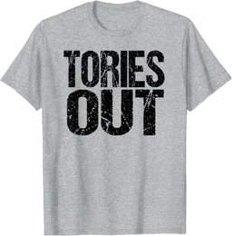 Anti Conservatives & Brexit Tory Sleaze Vintage Tories Out T-Shirt