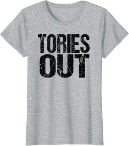 Anti Conservatives & Brexit Tory Sleaze Vintage Tories Out T-Shirt