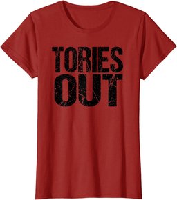 Anti Conservatives & Brexit Tory Sleaze Vintage Tories Out T-Shirt