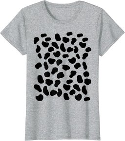 Dalmatian Dog Spots Animal Print Halloween Party Costume T-Shirt