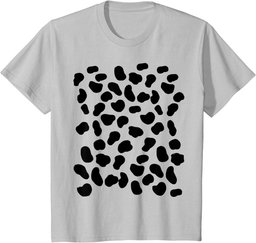 Dalmatian Dog Spots Animal Print Halloween Party Costume T-Shirt