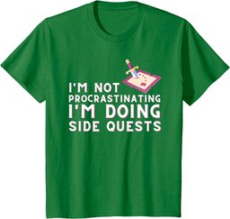 I'm not procrastinating I'm doing Side Quests - Gamer Gaming T-Shirt
