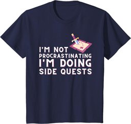 I'm not procrastinating I'm doing Side Quests - Gamer Gaming T-Shirt