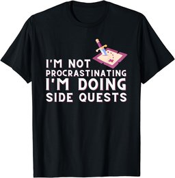 I'm not procrastinating I'm doing Side Quests - Gamer Gaming T-Shirt