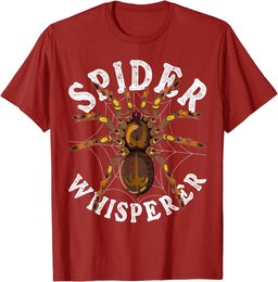 Spider Whisperer Tarantula Cobweb Arachnid Funny Spider T-Shirt