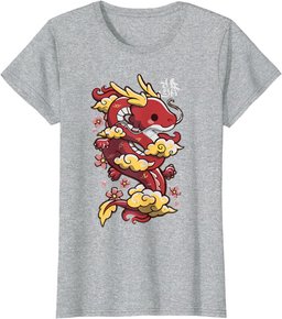 Japanese Aesthetic Dragon Symbol Kawaii Dragon Anime T-Shirt