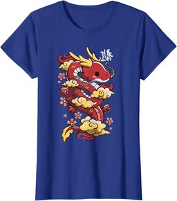 Japanese Aesthetic Dragon Symbol Kawaii Dragon Anime T-Shirt