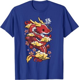 Japanese Aesthetic Dragon Symbol Kawaii Dragon Anime T-Shirt