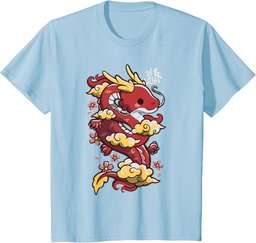 Japanese Aesthetic Dragon Symbol Kawaii Dragon Anime T-Shirt