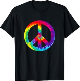 Peace Sign 60s 70s T Shirt Tie Dye Hippie Costume T-Shirt
