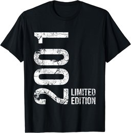 23rd Birthday 23 Years Old Man Woman Vintage 2001 T-Shirt