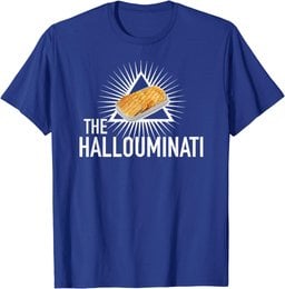 Funny Halloumi Lover Cypriot Cheese Greek Food Fan T-Shirt