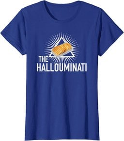 Funny Halloumi Lover Cypriot Cheese Greek Food Fan T-Shirt