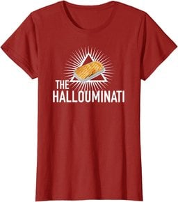 Funny Halloumi Lover Cypriot Cheese Greek Food Fan T-Shirt