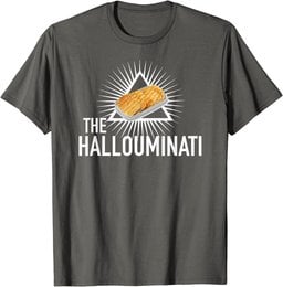 Funny Halloumi Lover Cypriot Cheese Greek Food Fan T-Shirt