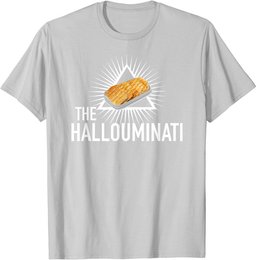 Funny Halloumi Lover Cypriot Cheese Greek Food Fan T-Shirt