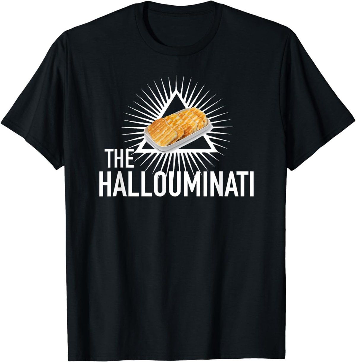 Funny Halloumi Lover Cypriot Cheese Greek Food Fan T-Shirt