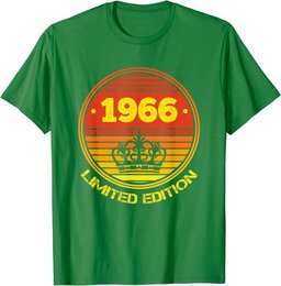 Vintage 1966 TShirt Men Limited Edition BDay 1966 Birthday T-Shirt