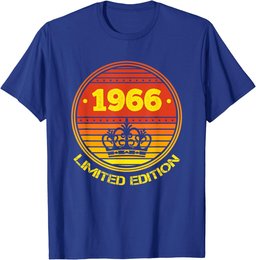 Vintage 1966 TShirt Men Limited Edition BDay 1966 Birthday T-Shirt
