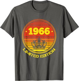 Vintage 1966 TShirt Men Limited Edition BDay 1966 Birthday T-Shirt