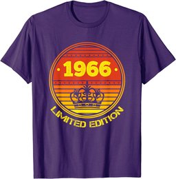 Vintage 1966 TShirt Men Limited Edition BDay 1966 Birthday T-Shirt
