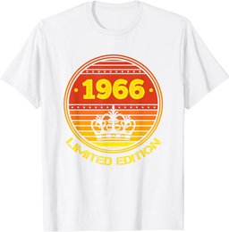 Vintage 1966 TShirt Men Limited Edition BDay 1966 Birthday T-Shirt