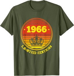 Vintage 1966 TShirt Men Limited Edition BDay 1966 Birthday T-Shirt