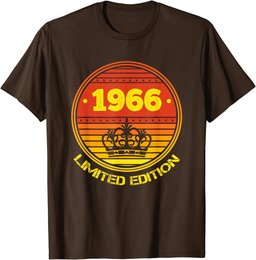 Vintage 1966 TShirt Men Limited Edition BDay 1966 Birthday T-Shirt