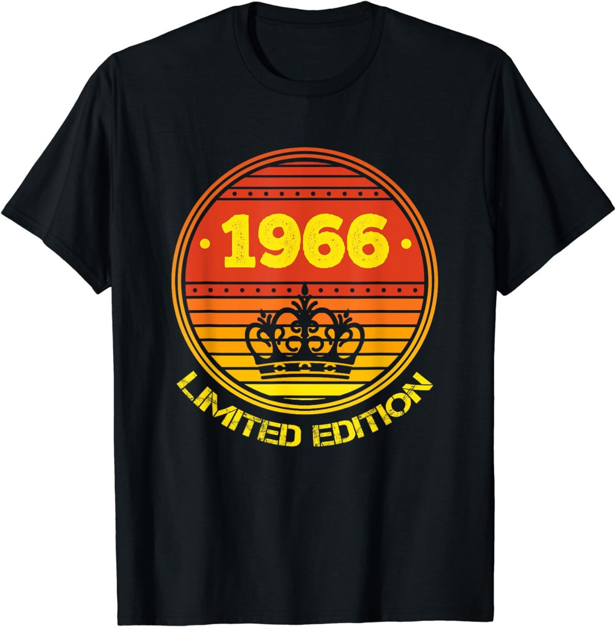 Vintage 1966 TShirt Men Limited Edition BDay 1966 Birthday T-Shirt