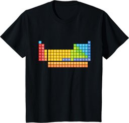 periodic table with real elements inside for kids T-Shirt