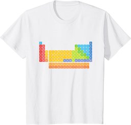 periodic table with real elements inside for kids T-Shirt
