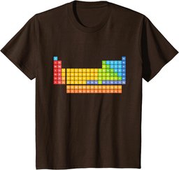 periodic table with real elements inside for kids T-Shirt