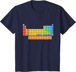 periodic table with real elements inside for kids T-Shirt