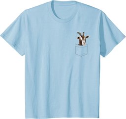 Cool Goat For Men Women Pocket Goat Whisperer Farm Animal T-Shirt