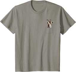 Cool Goat For Men Women Pocket Goat Whisperer Farm Animal T-Shirt