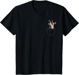 Cool Goat For Men Women Pocket Goat Whisperer Farm Animal T-Shirt