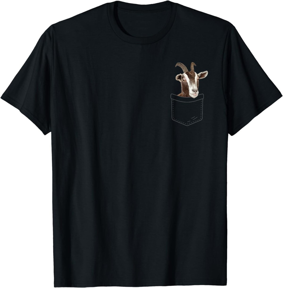 Cool Goat For Men Women Pocket Goat Whisperer Farm Animal T-Shirt