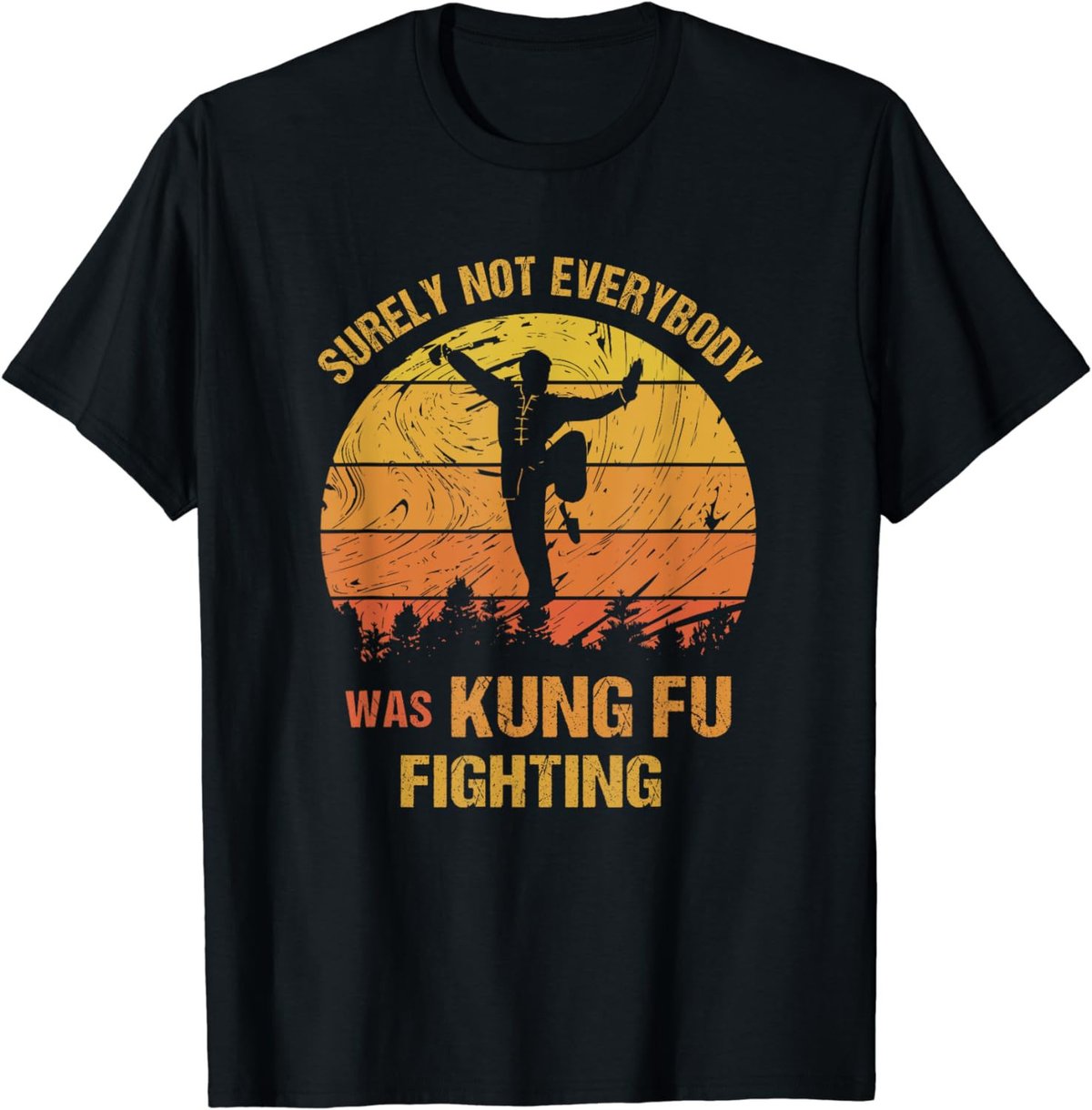 Vintage Surely Not Everyone Was Kung Fu Fighting T-Shirt