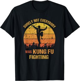 Vintage Surely Not Everyone Was Kung Fu Fighting T-Shirt