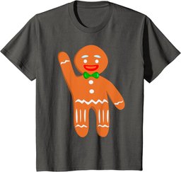 Gingerbread Man in Bow-Tie - Funny Xmas Gingerbread Costume T-Shirt