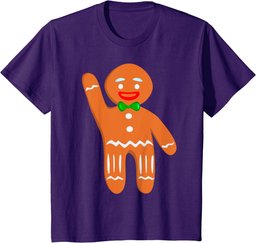 Gingerbread Man in Bow-Tie - Funny Xmas Gingerbread Costume T-Shirt