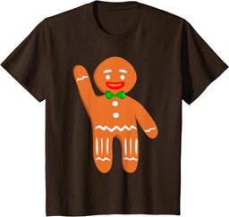 Gingerbread Man in Bow-Tie - Funny Xmas Gingerbread Costume T-Shirt