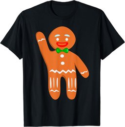 Gingerbread Man in Bow-Tie - Funny Xmas Gingerbread Costume T-Shirt
